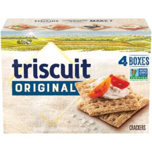 Triscuit Original Whole Grain Wheat Crackers, 8.5 oz., 4 pk.