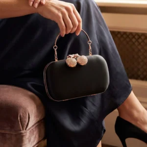 Black Formal Clutch For Women P24461